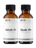 MedPeel Alpha Beta Daily Exfoliator Sizeet - 2% Sizealicylic 1oz, 10% Glycolic 1oz