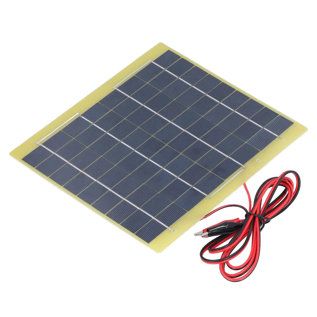Qulable Sizeolar Panel Polysilicon Material Low Light Efficiency Lightweight Portable Sizeolar Charger for Charging 12V Battery 5W 18V