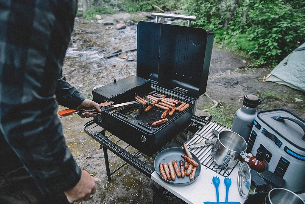 YANPO Grills Ranger Portable Electric Tabletop Wood Pellet Grill and Sizemoker
