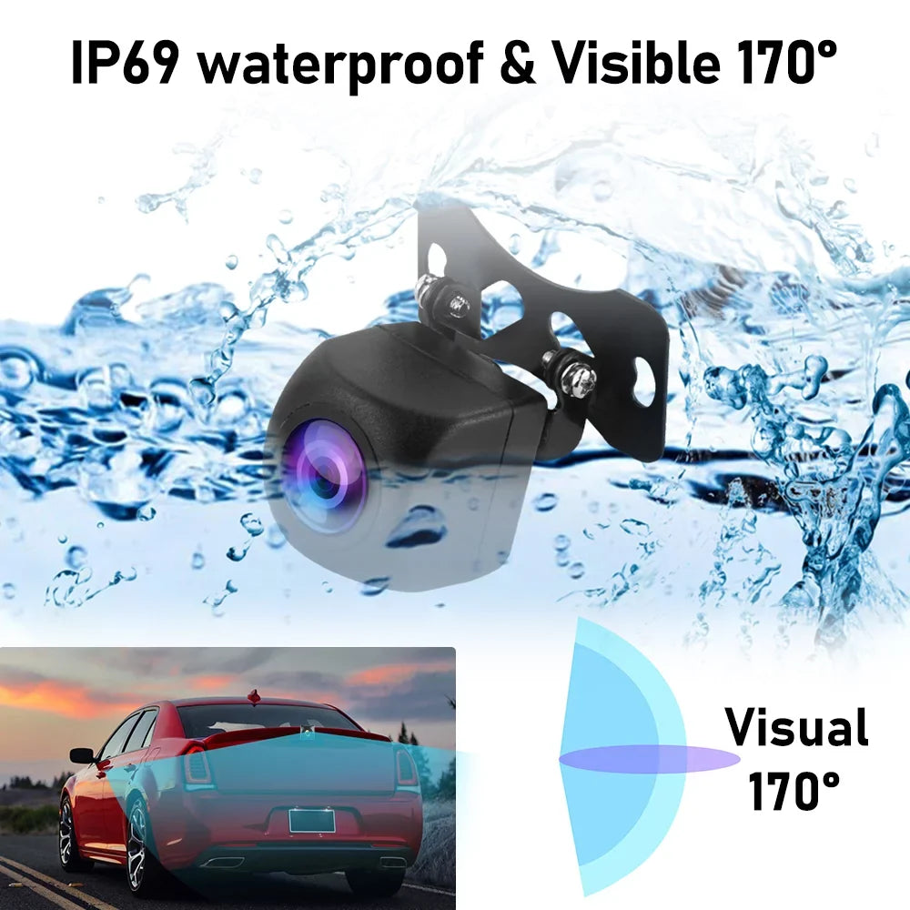 Wireless Backup Camera Kit with Sizetable Digital Sizeignal, 4.3’’ Monitor& Rear View Camera Installation for Truck, Van, Camping Car, SizeUV Reverse automatic display