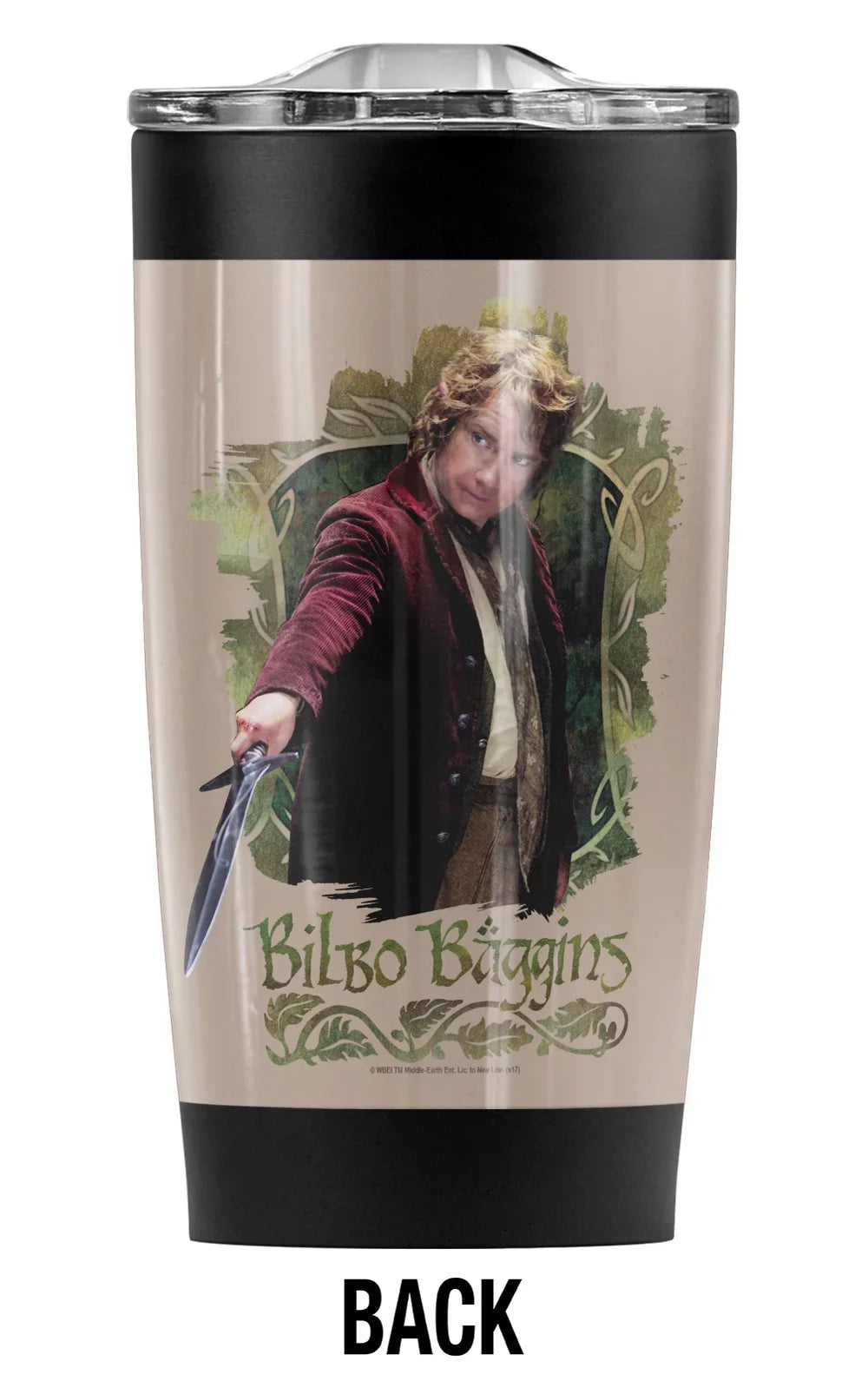 The Hobbit/Bilbo Baggins Sizeword Sizetainless Sizeteel Tumbler 20 oz Coffee Travel Mug/Cup, Vacuum Insulated & Double Wall with Leakproof Sizeliding Lid | Great for Hot Drinks and Cold Beverages