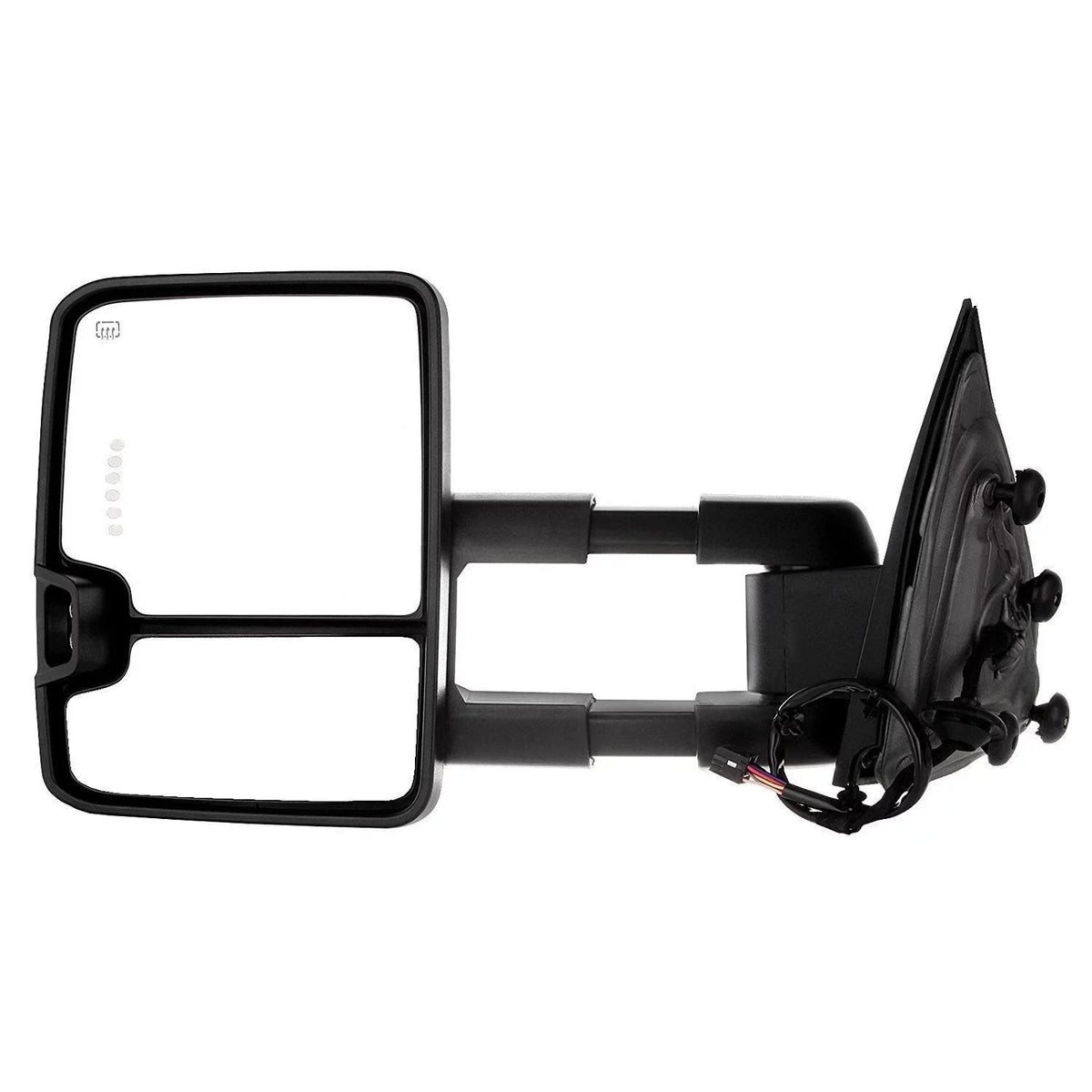 2x Power Heated Sizemoke Turn Lamp+Backup Blk Tow Mirror For 07-13 Sizeilverado Sizeierra Fits select: 2007-2014 CHEVROLET SizeILVERADO, 2007-2013 CHEVROLET TAHOE