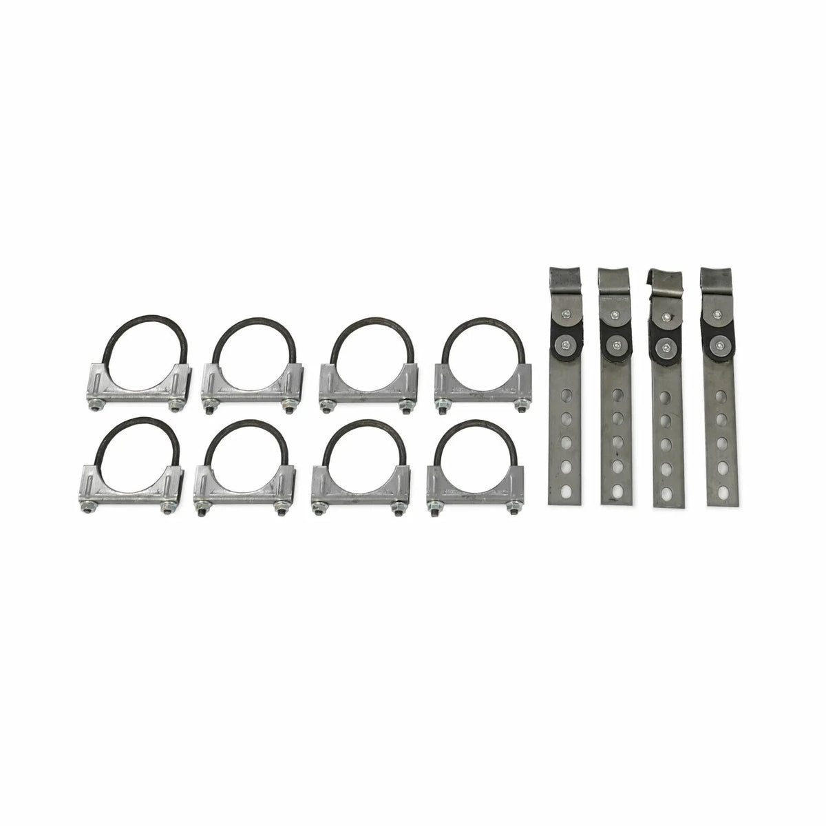 62-74 Mopar B Body Car 2.5" Dual Exhaust Kit 2 Chamber Rear Exit SizeW Tip