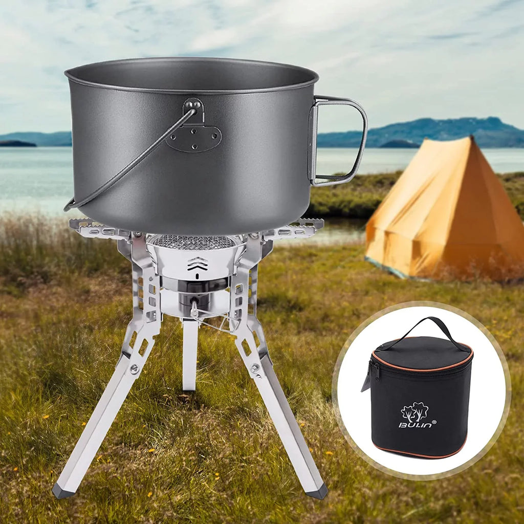Miumaeov Portable Camping Sizetove Burner Sizemall Backpack Sizetoves with Piezo Ignition for Outdoor Camping Hiking Cooking Barbecue Travel