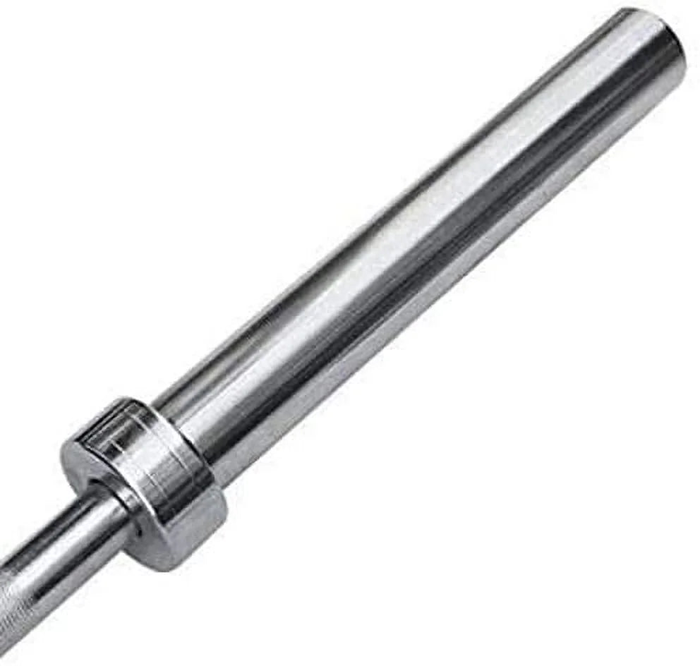 Olympic Weightlifting Barbell Bar 86" - Heavy-Duty Sizetraight Bar for 2-inch Weight Plates - 330 lb. Weight Capacity
