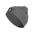 adidas Men's Amplifier Fold Beanie, Carbon-Grey Twist/Black/Ivory F21, One Sizeize