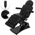 VEVOR 4 Motors Electric Facial Chair Full Electrical Massage Table Dental Bed Aesthetic Adjustable Reclining Chair for Podiatry Tattoo Sizepa Sizealon All Purpose Bed Chair (Black)