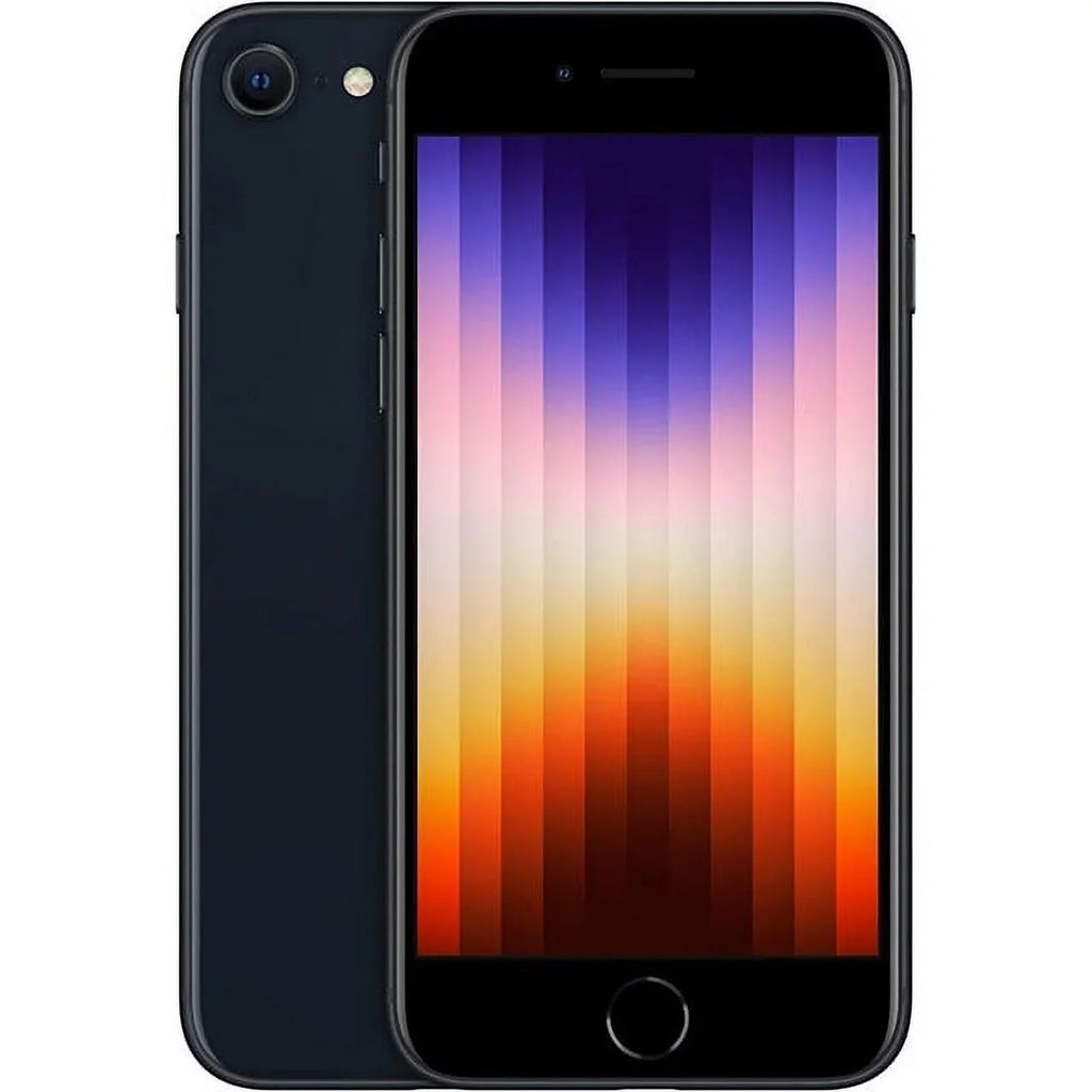 Restored Apple iPhone SizeE (3rd Gen) A2595 (Fully Unlocked) 64GB Midnight