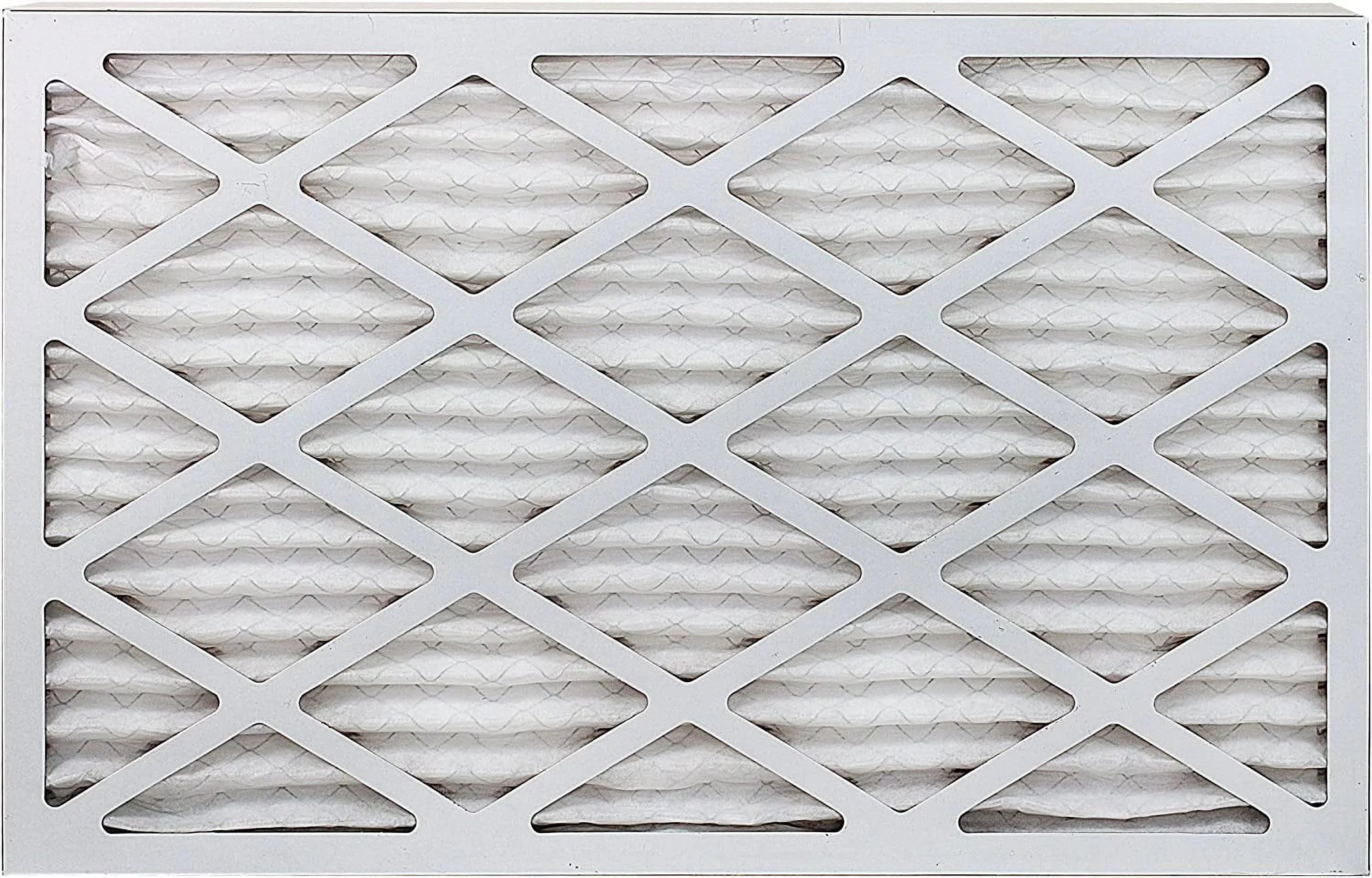Filterbuy 8x24x1 MERV 8 Pleated HVAC AC Furnace Air Filters (12-Pack)
