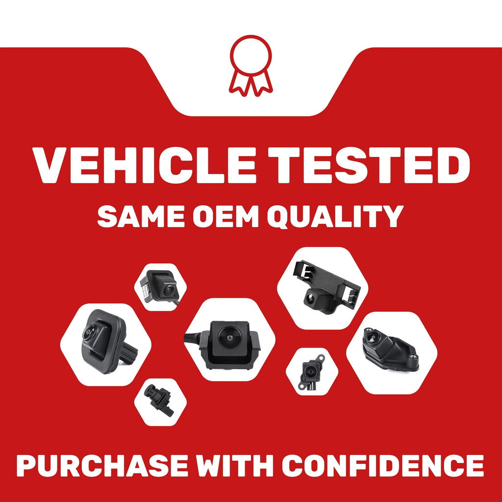 Master Tailgaters Replacement Dodge Durango / Jeep Grand Cherokee Backup Camera (2011-2013) OE Part # 56054059AC, 56054059AD, 56054059AE, 56054059AF
