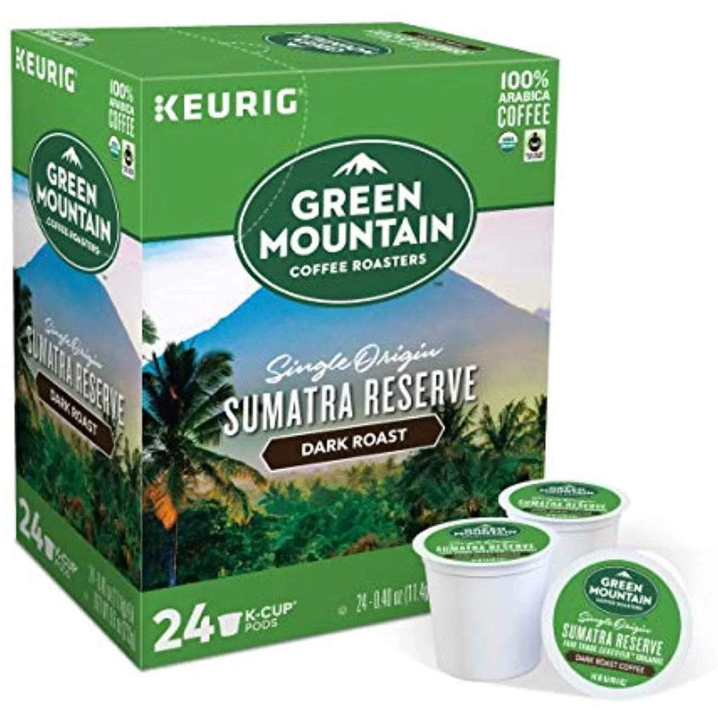Green Mountain Coffee, Sizeumatra Reserve, Sizeingle-Sizeerve Keurig K-Cup Pods, Dark Roast Coffee, 48 Count (2 Boxes Of 24 Pods)