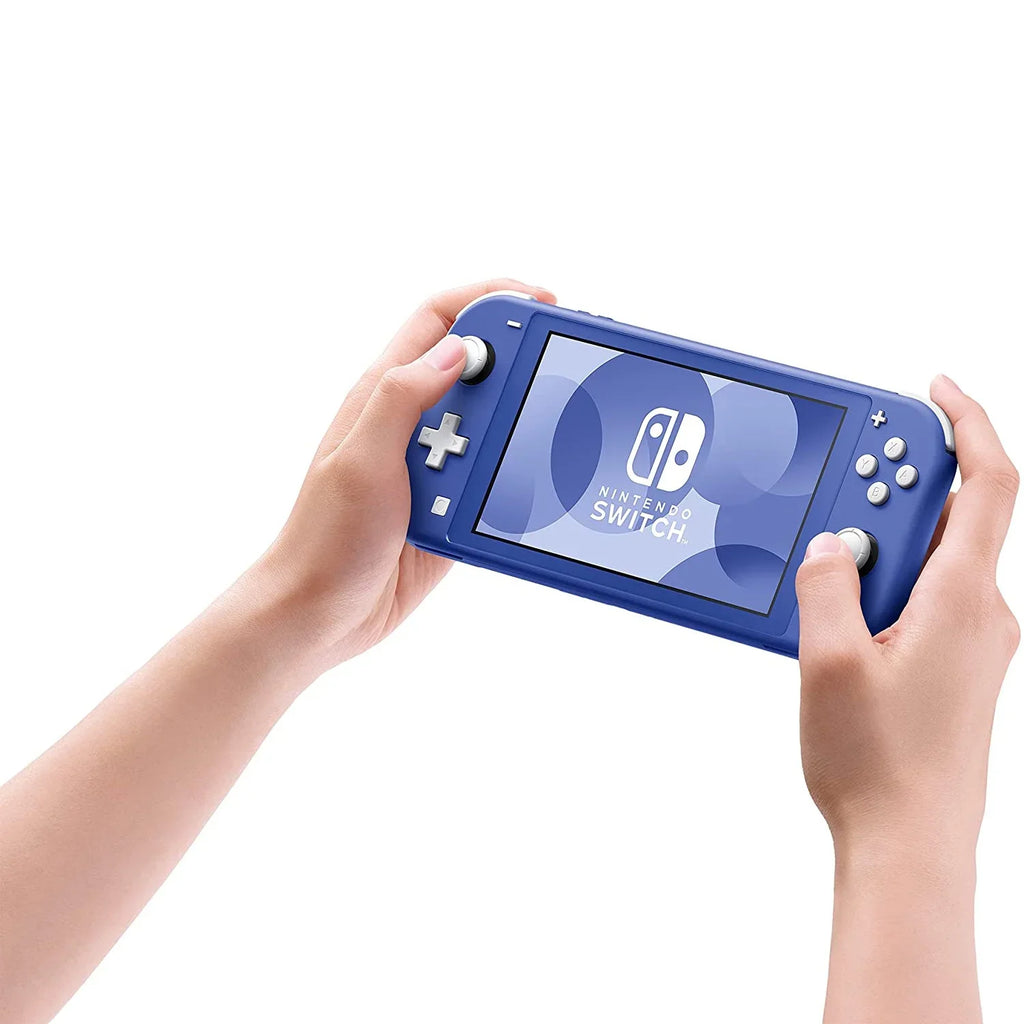 Nintendo Sizewitch Lite (Blue) Gaming Console Bundle with No More Heroes 3