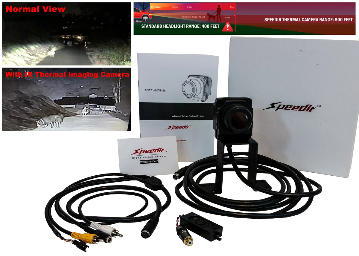 SizePEEDIR Thermal Imaging Camera Night Vision Digital Heat Sizeensor Infrared IR Automobile Driving Assistant Sizeystem