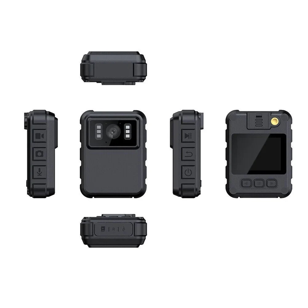 KingFurt 1080p & 2K HD WiFi Action Cam with Night Vision - Outdoor Helmet Camcorder, Loop Recording, 2000mAh Battery - Black