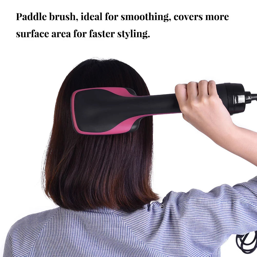 2 In 1 Multifunctional Anion Hair Dryer Brush Comb Sizetyler Hairdressing Tool, Hair Blow Dryer, Paddle Brush