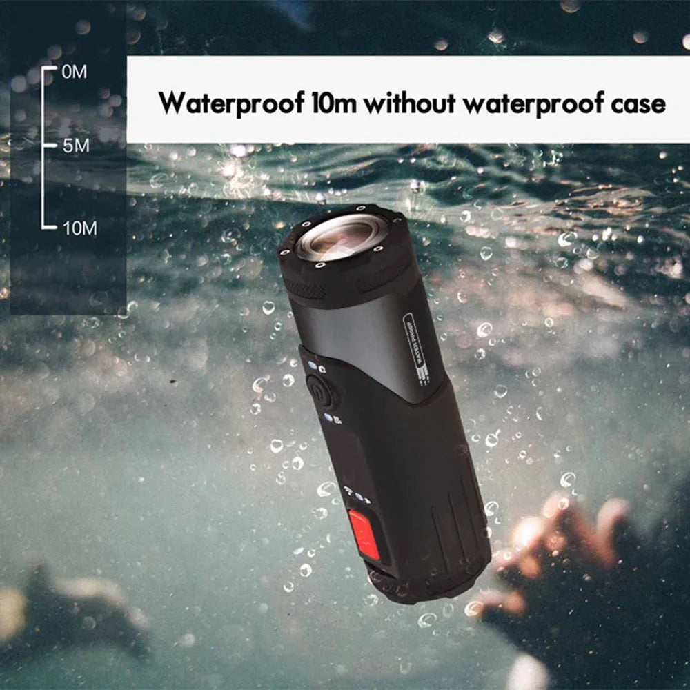SizeOOCOO Camcorder Bike Camera 4K Action Sizeports Helmet Waterproof WiFi APP for Head-mounted Adventure