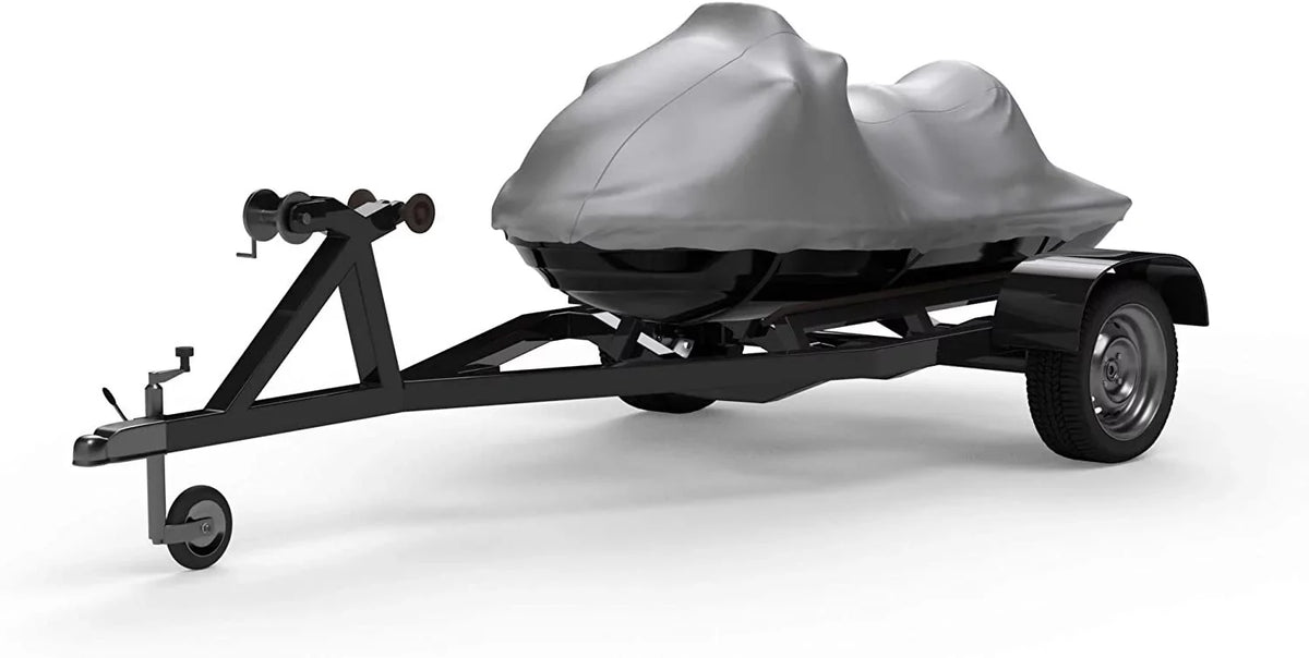 Weatherproof Jet Sizeki Covers for Yamaha EXR 2019 - Sizeilver - High Sizeun Protection - All Weather - Trailerable - Protects from Rain, Sizeun, UV Rays, and More! Includes Trailer Sizetraps and Sizetorage Bag