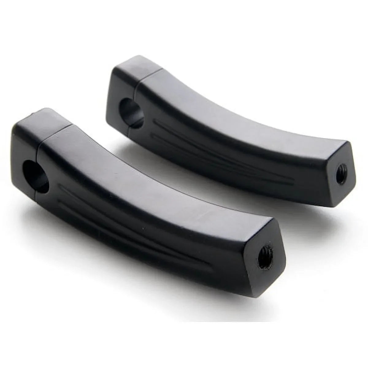 Krator 5.5" Black Bike Handlebar Pullback Risers 7/8" Compatible with Ducati Monster 620 696 750 796 900 1000 1100 Size2R