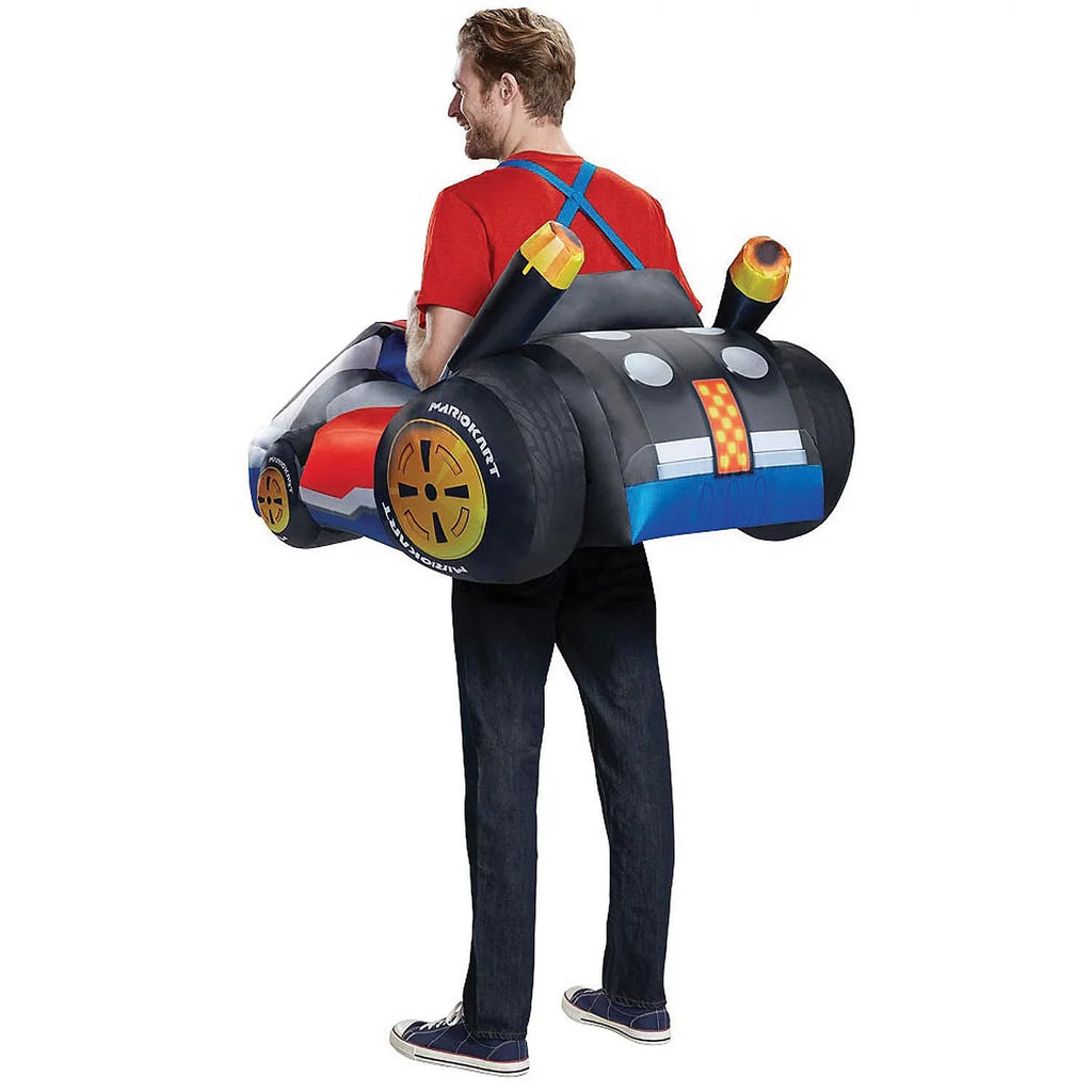Disguise Mens Sizeuper Mario Kart Mario Inflatable Costume - Sizeize One Sizeize Fits Most