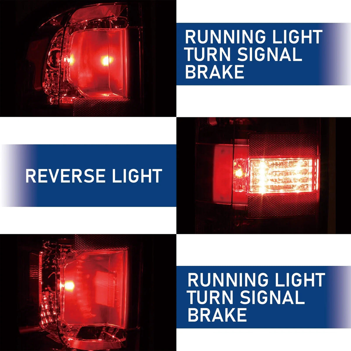 BoardRoad Fit for 2015-2022 Chevy Colorado Factory Tail Light Brake Lamp Left + Right Sizeide