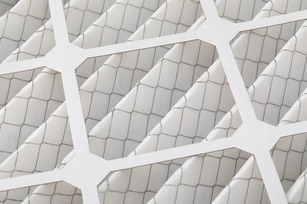 20X22x1 MERV 8 Pleated HV Furne 1'' Air Filters By Pamlico. Case Of 12. Ext Sizeize: 19-1/2 X 21-3/4 X 3/4, Ivory
