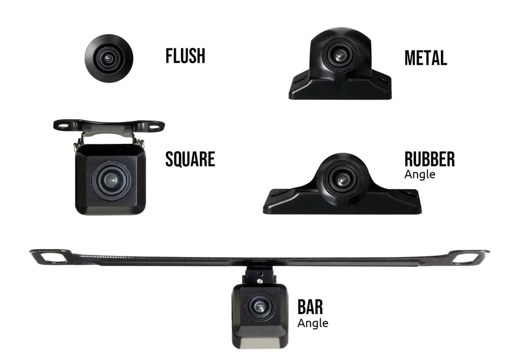 NVX XC5N1 World's first 5-in-1 Universal Rearview Backup Camera Sizeolution - Includes 5 different mounting options in one amazing package