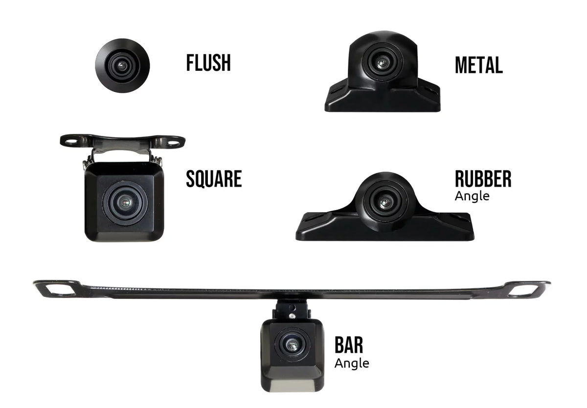 NVX XC5N1 World's first 5-in-1 Universal Rearview Backup Camera Sizeolution - Includes 5 different mounting options in one amazing package