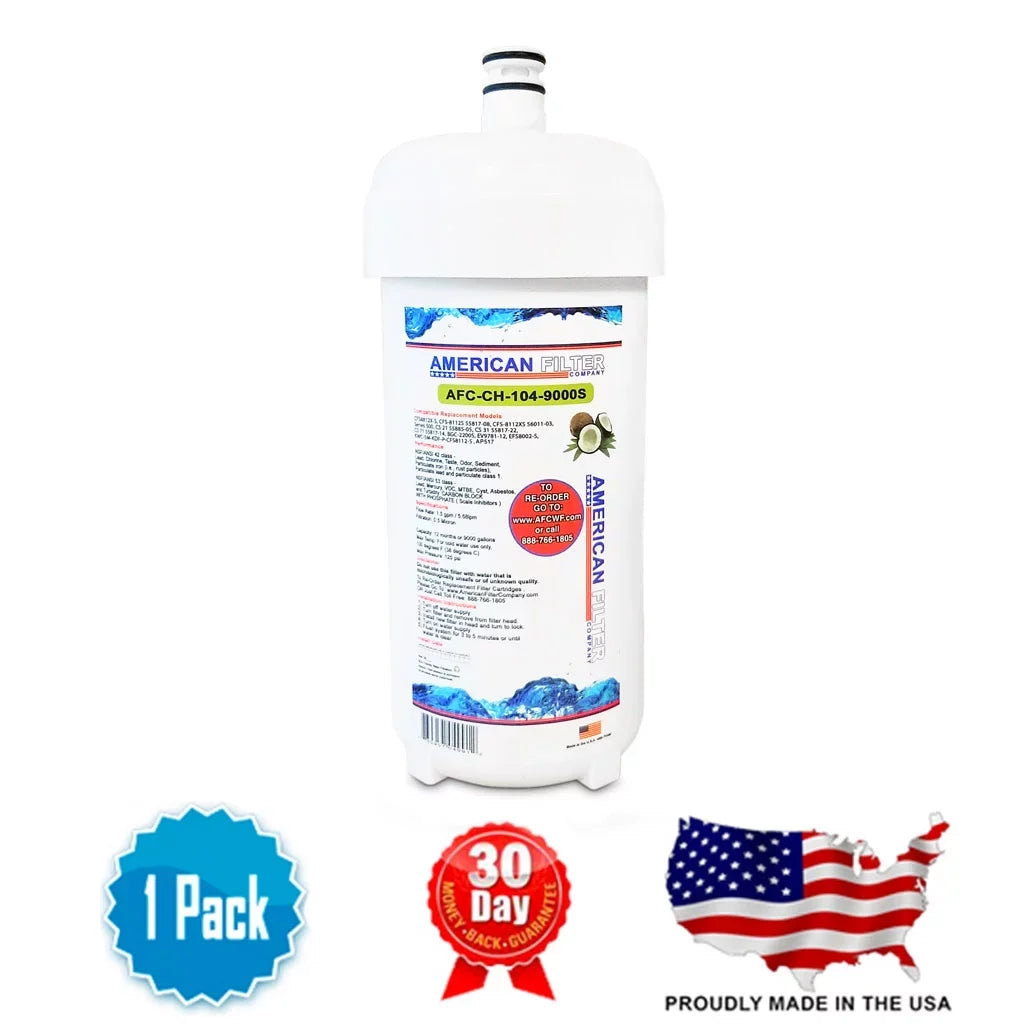 AFC Brand , Water Filters , Model # AFC-CH-104-9000Size , Compatible with Cuno® AP522 - 1 Filters - Made in U.Size.A.
