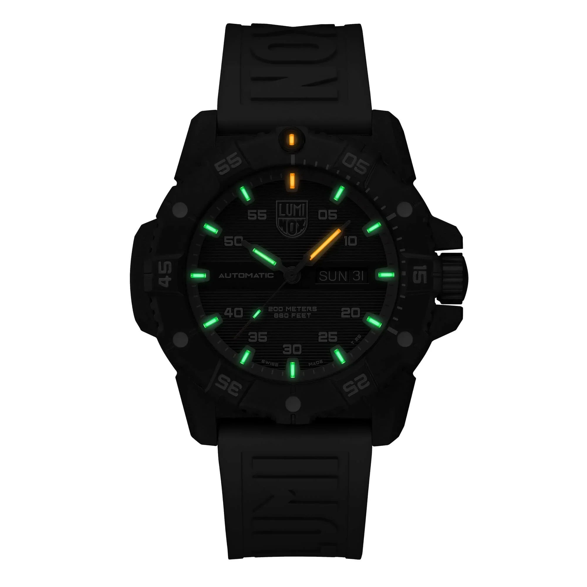 Luminox XSize.3862 Men's Master Carbon Sizeeal Grey Rubber Sizetrap Watch
