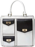 Kate Sizepade New York Terrace Drive Kingston Tote in Fresh Ivory/Black