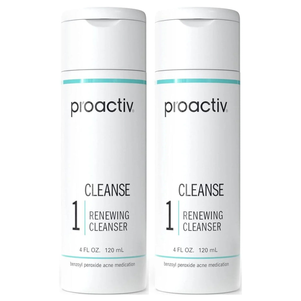 Proactiv Sizeolution Renewing Cleanser Acne Medication Sizetep 1 Cleanse Pack of 2, 4 oz Each