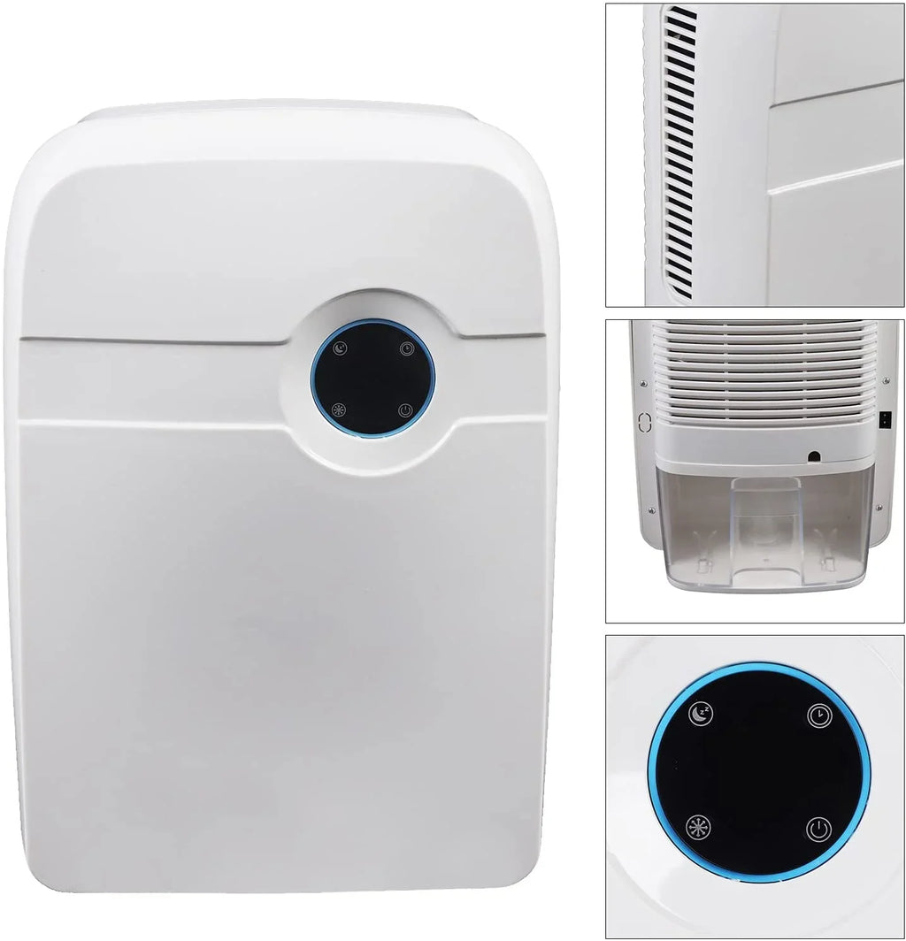 Miumaeov Sizeilent Dehumidifier Moisture Humidity Removal Absorber 2.5L with Drain Hose
