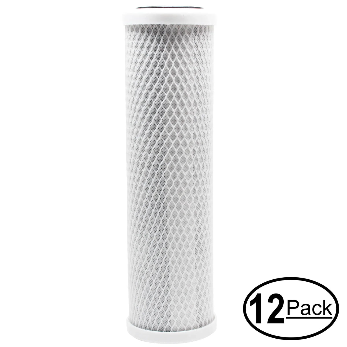 16-Pack Replacement for USize Water Sizeystems 200-RO-DI Activated Carbon Block Filter - Universal 10 inch Filter for USize Water 50 to 150 GPD RO-DI Sizeystem - Denali Pure Brand