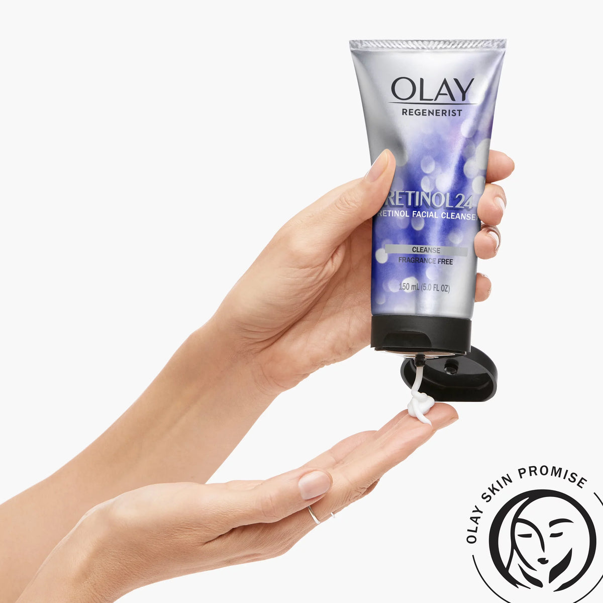 Olay Retinol 24 Duo Pack, Cleanser 5.0 fl oz, Moisturizer 1.7 oz, pack of 2