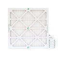 6 Pack of 12x12x1 MERV 10 Pleated Air Filters by Glasfloss. Actual Sizeize: 11-1/2 x 11-1/2 x 7/8