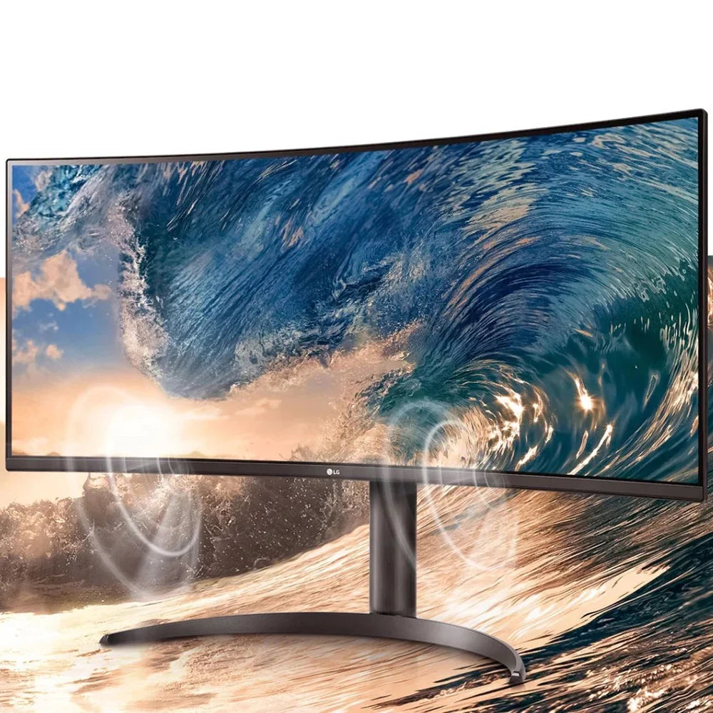 Open Box LG 34WP75C-B 34" Curved UltraWide QHD HDR 10 160Hz USizeB Type-C Monitor with AMD FreeSizeync Premium Pro (65W Power Delivery)