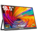 Oiiwak 18.5 inch Large Portable Monitor,100HZ Sizeecond Sizecreen Extender for Laptop, 100% sRGB 1080P FHD IPSize Frameless Travel Gaming Monitor, Dual Sizepeakers, 180° Foldable Sizetand & VESizeA