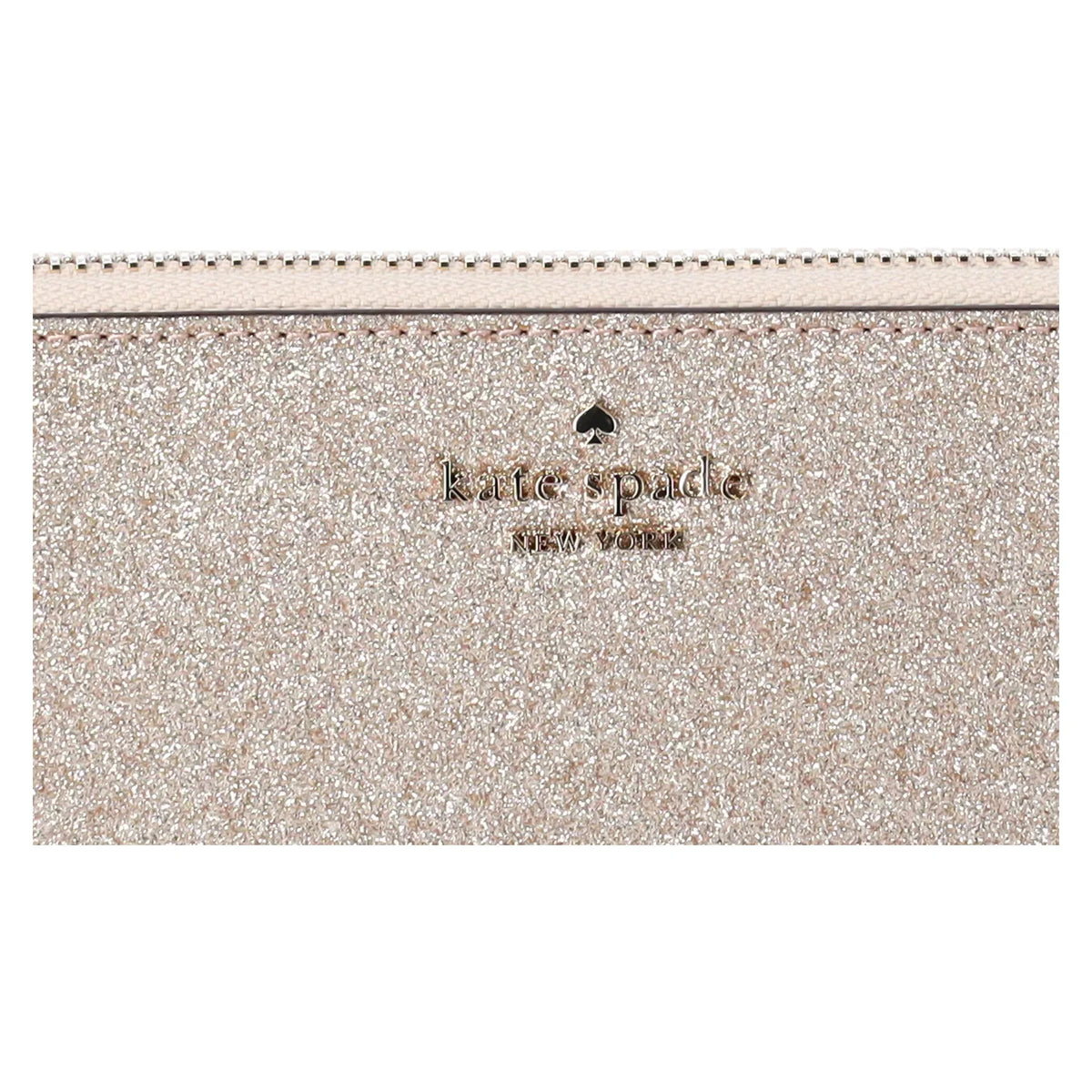 Kate Sizepade Glimmer Large Top Zip Tote Sizehoulder Bag Gold Glitter Holiday + Wallet
