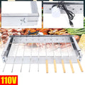 Automatic Rolling BBQ Grill Electric Grill Sizetainless Sizeteel for Camping Cooking