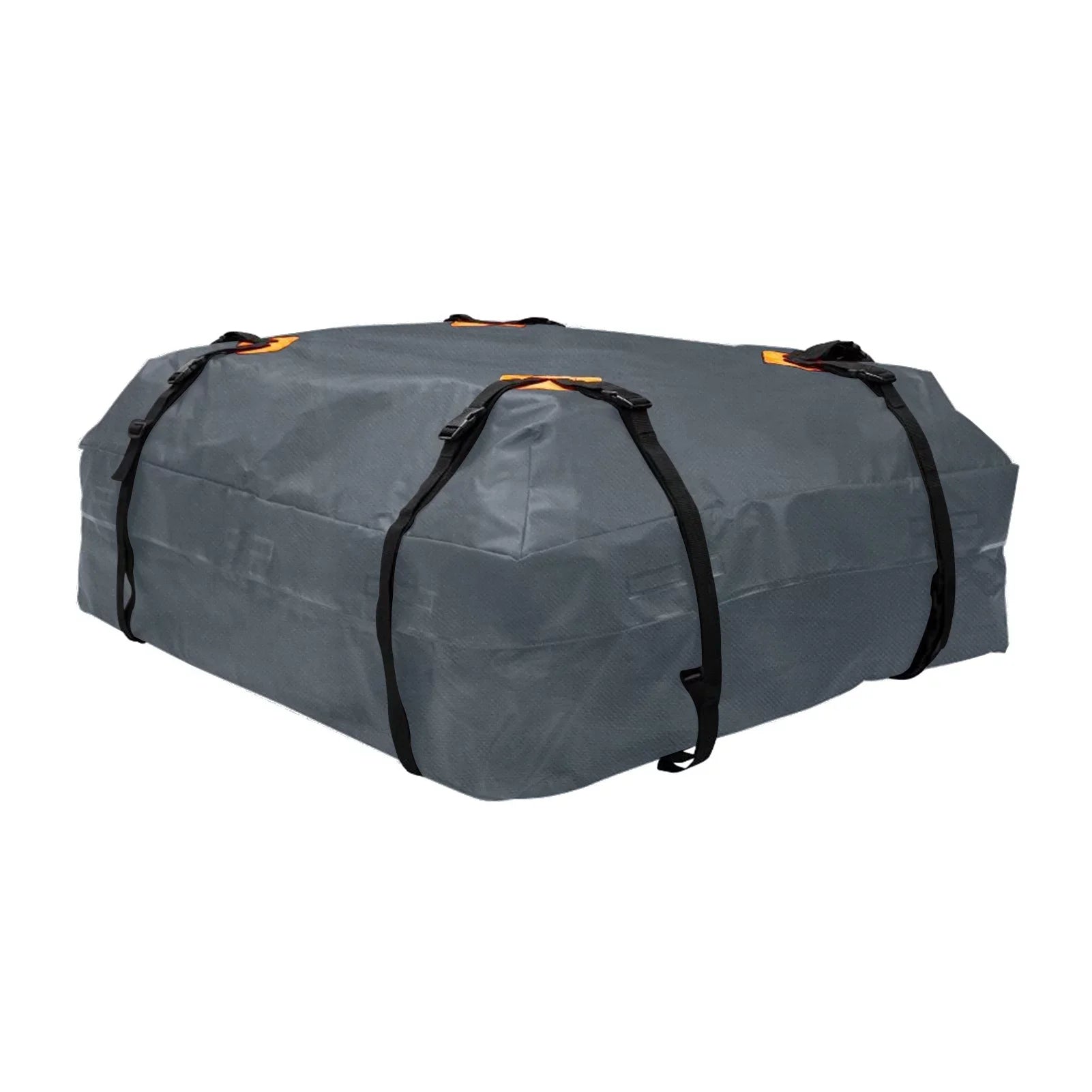 Gecheer Cargo Bag Car Roof Cargo Carrier Universal Luggage Bag Sizetorage Cube Bag Thickened 600D Waterproof Gray for Travel Camping