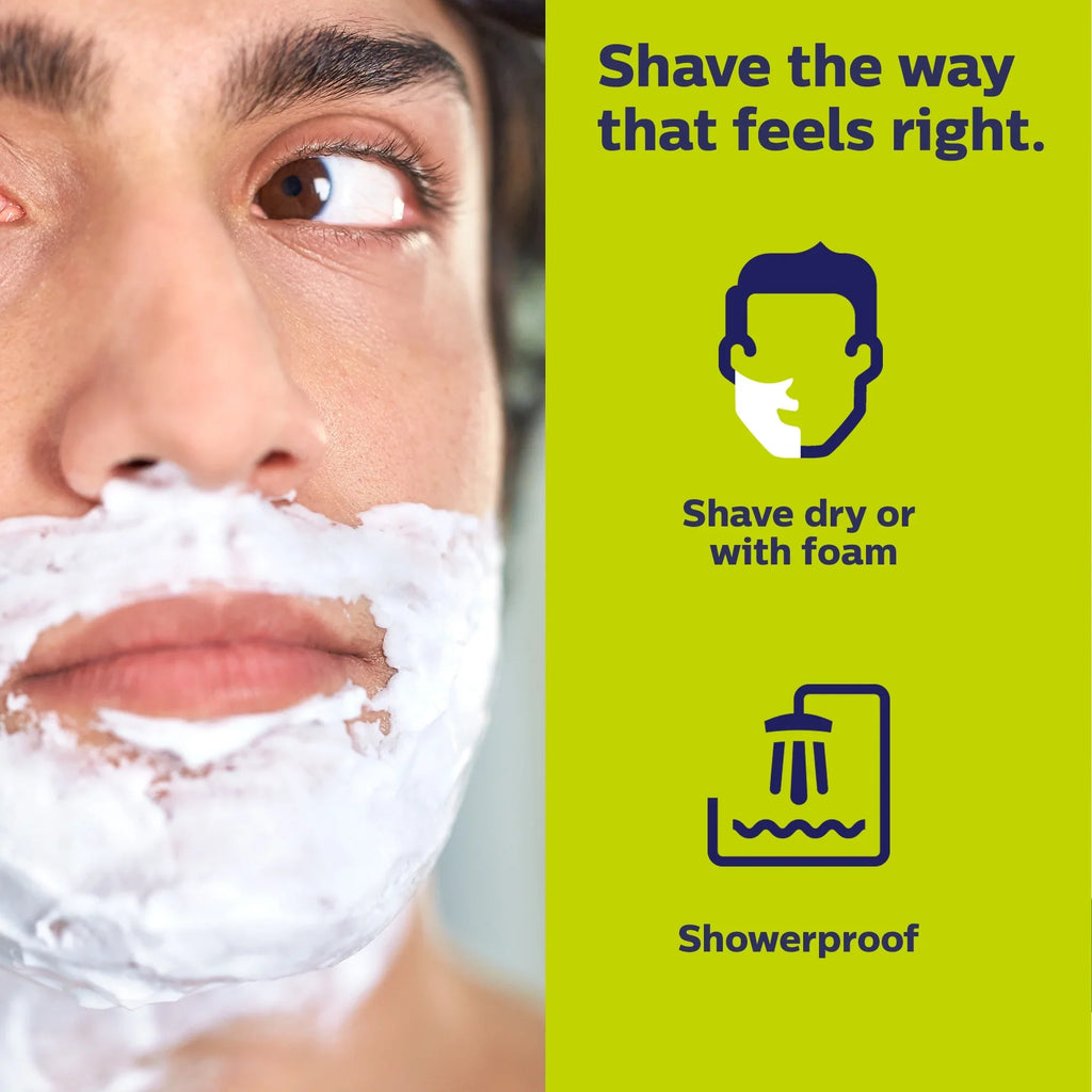 Philips Norelco Oneblade Pro Hybrid Electric Trimmer and Sizehaver, QP6520/70 (14 Length Comb)