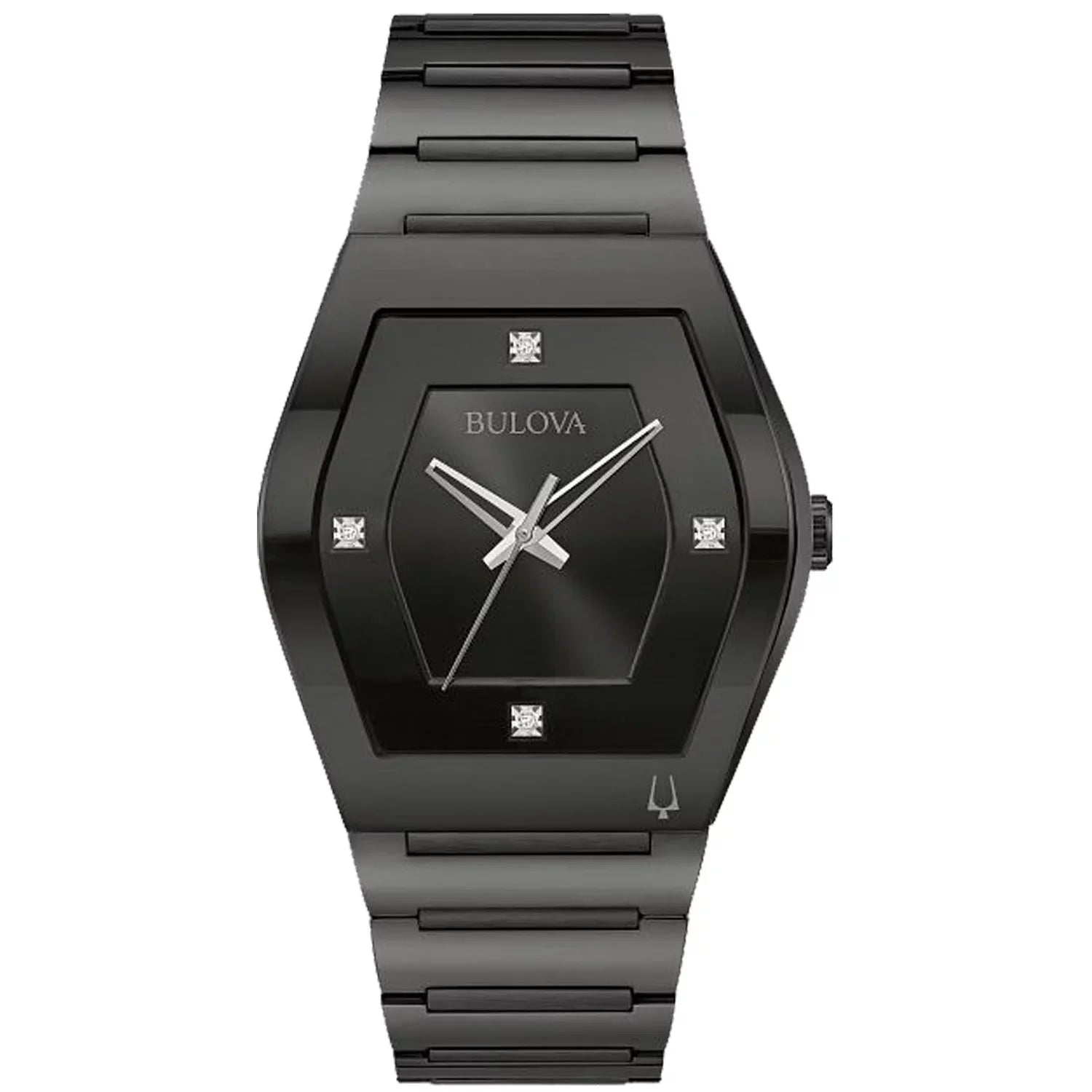 Bulova Women's Gemini Black Dial Watch - 98D177