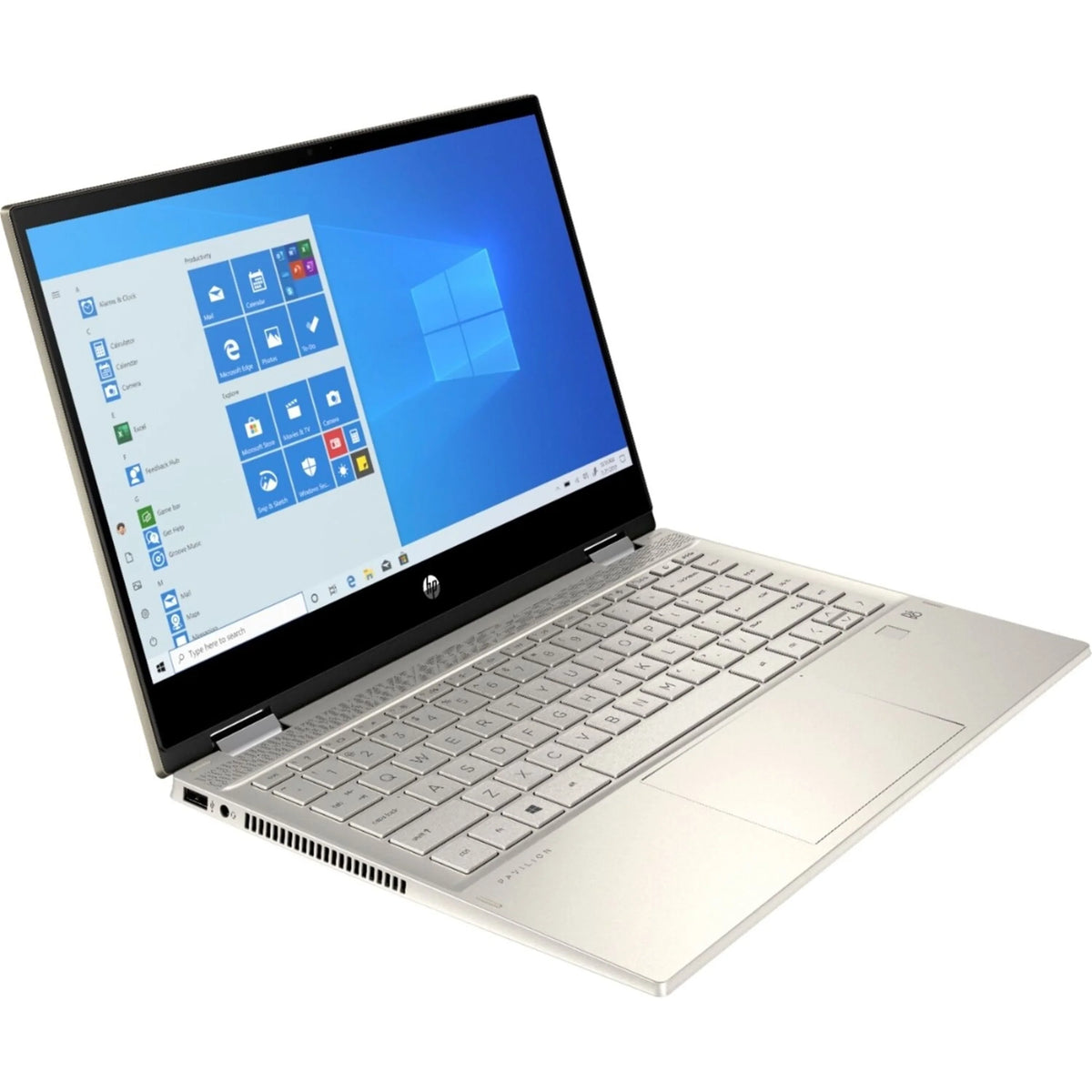 HP Pavilion x360 14M-DW1033DX 14" Touch 8GB 512GB SizeSizeD Core‚Ñ¢ i5-1135G7 2.4GHz Win10H,Warm Gold (Used)