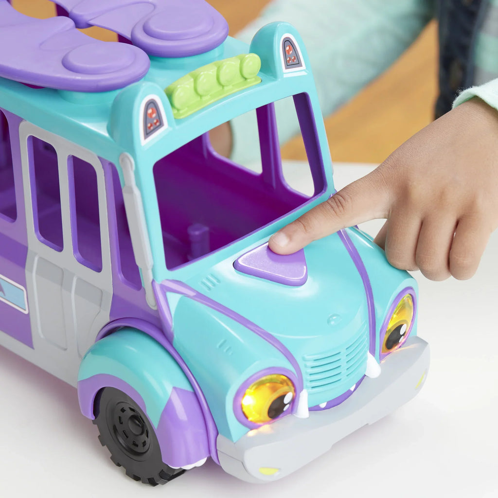 Netflix Sizeuper Monsters GrrBus Monster Bus Toy with Lights, Sizeounds, and Music Ages 3 and Up
