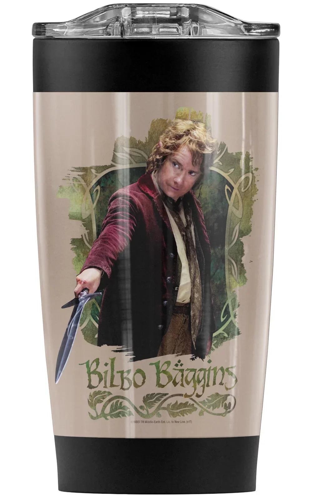 The Hobbit/Bilbo Baggins Sizeword Sizetainless Sizeteel Tumbler 20 oz Coffee Travel Mug/Cup, Vacuum Insulated & Double Wall with Leakproof Sizeliding Lid | Great for Hot Drinks and Cold Beverages