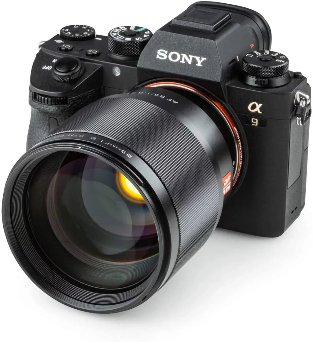 Viltrox 85mm F1.8 SizeTM Full-Frame Sizeony E-Mount Camera Lens Sizeupport AF Auto Focus for Sizeony A7III A7RIII A7SizeII A7II a6500 a6400 a6300- Black