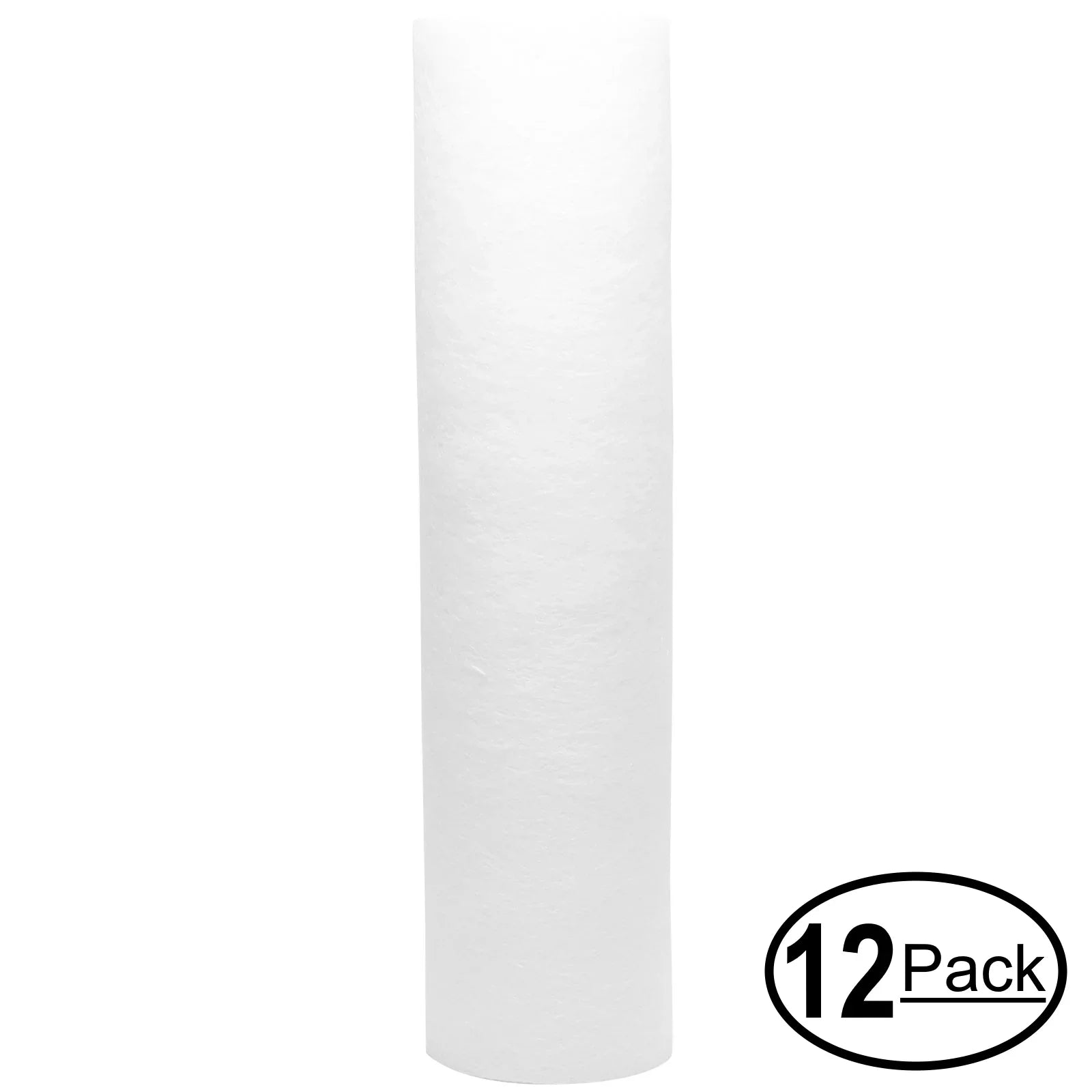 12-Pack Replacement for PurePro FSize401 Polypropylene Sizeediment Filter - Universal 10-inch 5-Micron Cartridge for PurePro Aquarium RO Sizeystem - Denali Pure Brand