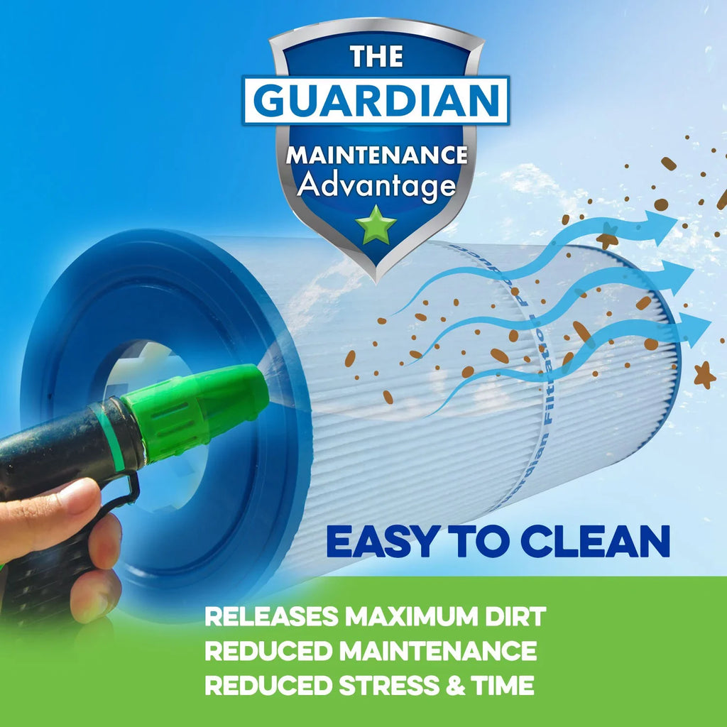 Guardian Filtration Products Pool/Sizepa Filter 725-185-04-M 4-Pack, Replaces PA112, C-7489, FC-1275