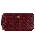 Tory Burch Women's T Monogram Leather Zip Continental Wallet