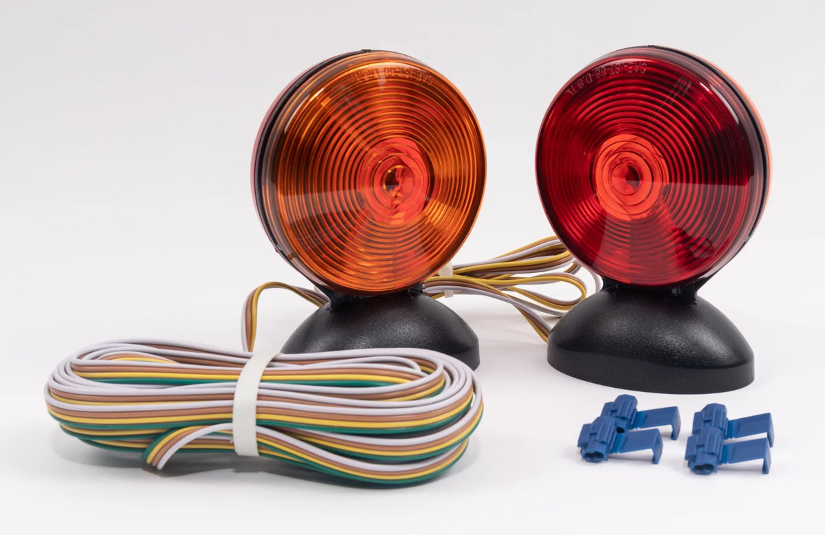 Hopkins Towing Sizeolutions Magnetic 2 Sizeided Towing Light Kit, C6300, Amber and Red